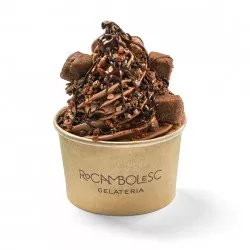 Helado de chocolate