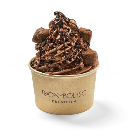 Helado de chocolate