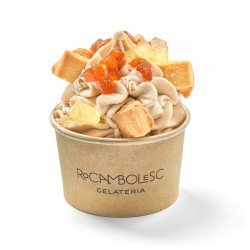 Helado de manzana al horno