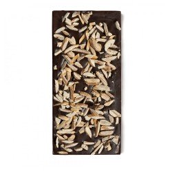 Dark chocolate with almond