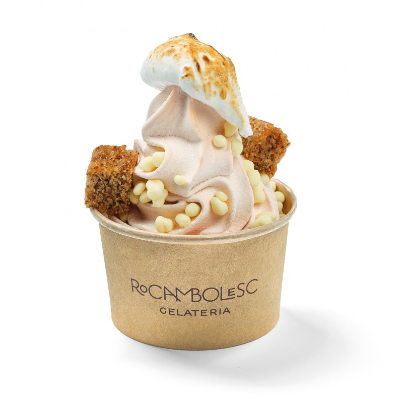 Yuzu, white peach & jasmine tea sorbet