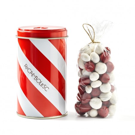 White and red hazelnut...