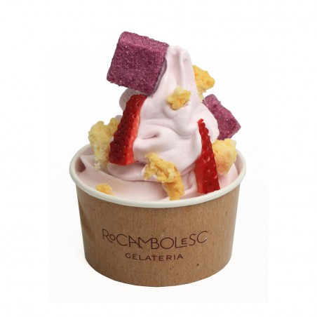 Coconut and Violet sorbet