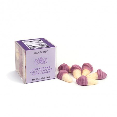 Coconut & violet gummy